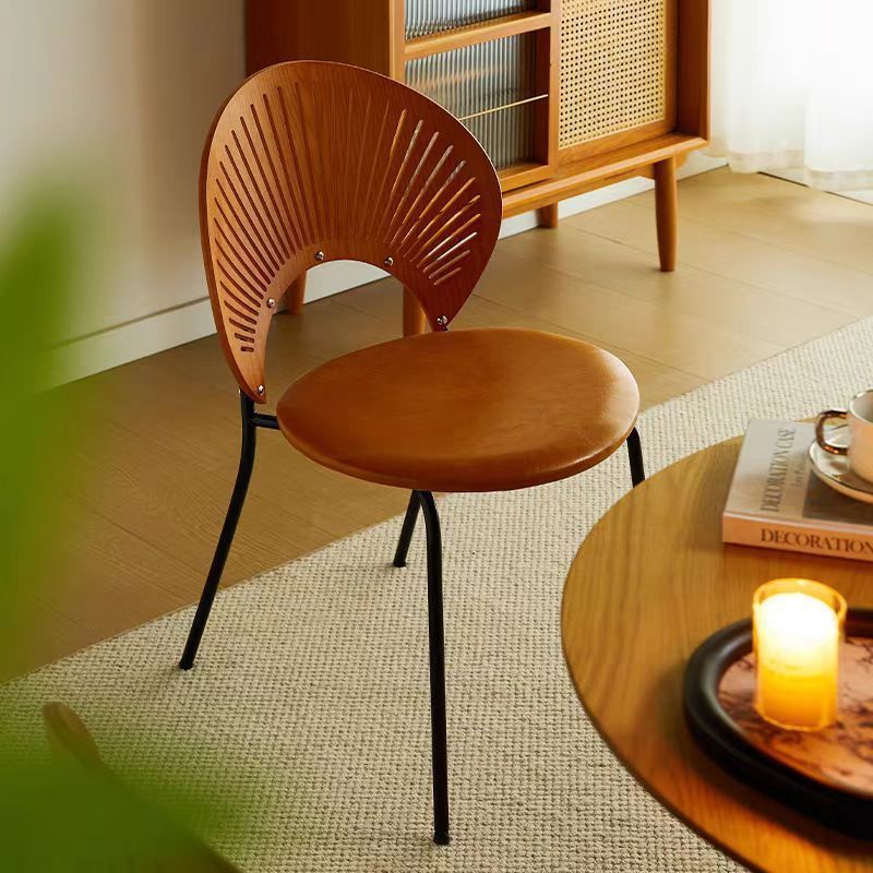 Nordic Shell Metal Dining Chair