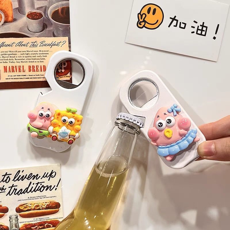 Cartoon magnetic bottle opener (magnetic type)