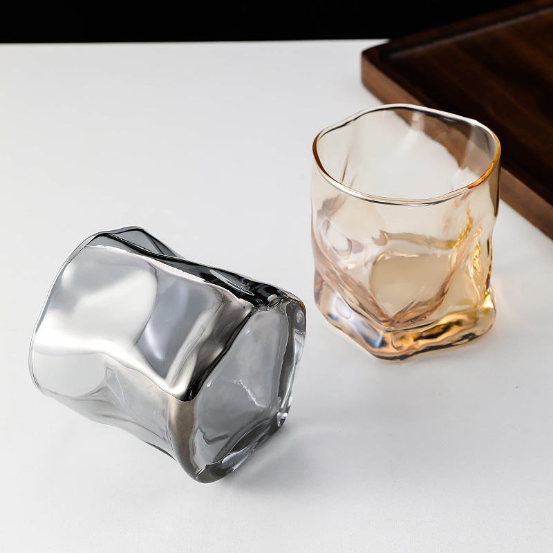 Glass cup, whiskey glass, high-end water cup, beer mug, coffee cup