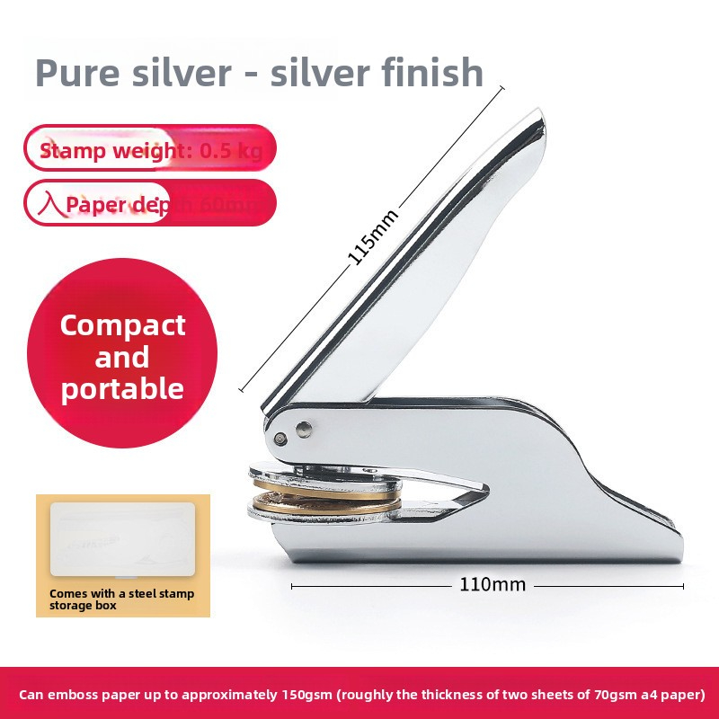 Custom Steel Stamp Advertising Embossing Book Embossing Machine