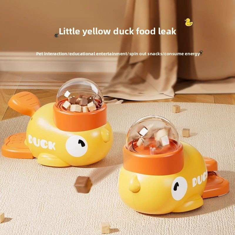 Little Yellow Duck Cat and Dog Toy Freeze-Dried Launcher