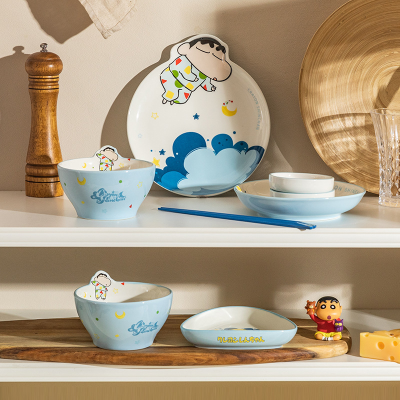 Ceramic bowl and plate tableware gift box set