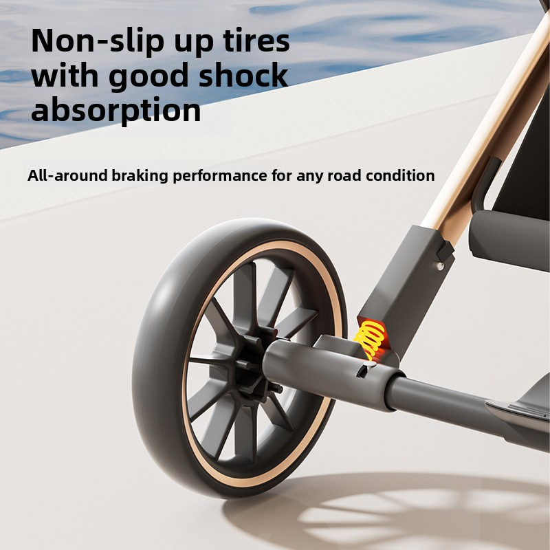 Ultra-light foldable and portable pet stroller