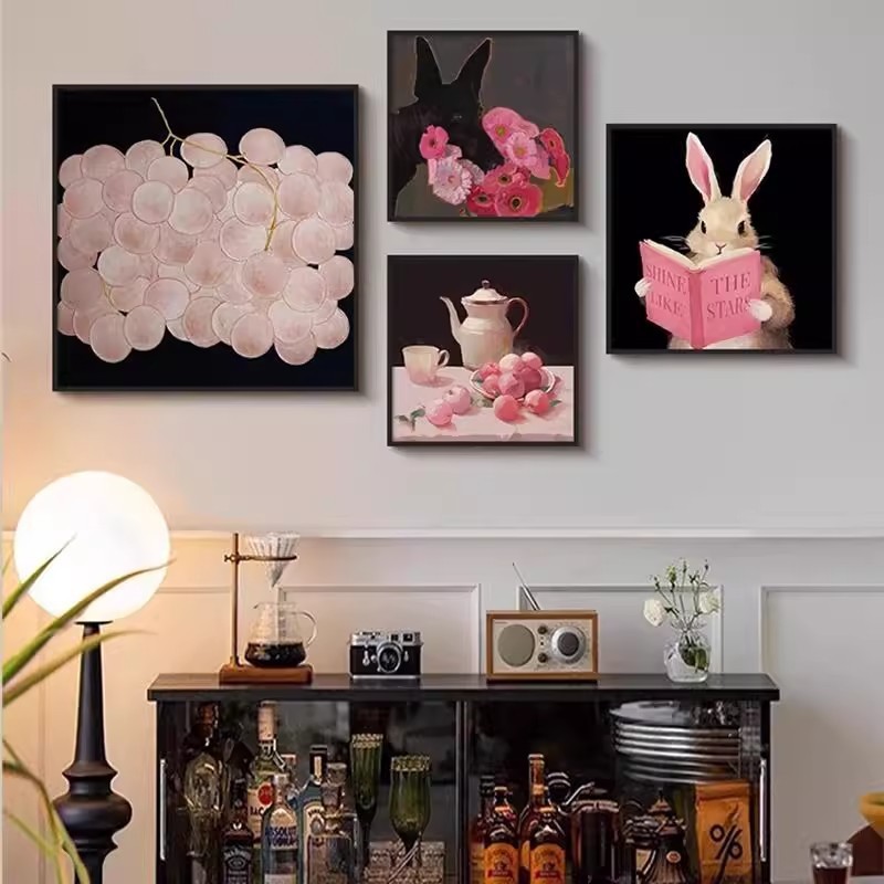 Margaret Combination Decorative Art Hanging Painting