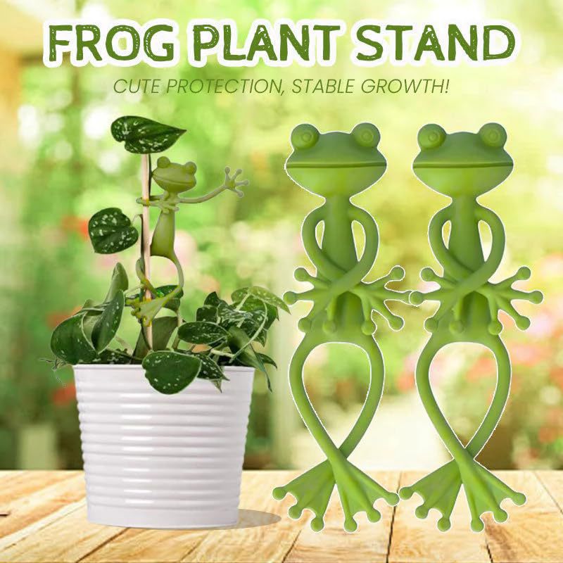 Green Animal Pet Frog Decorative Plant Stand
