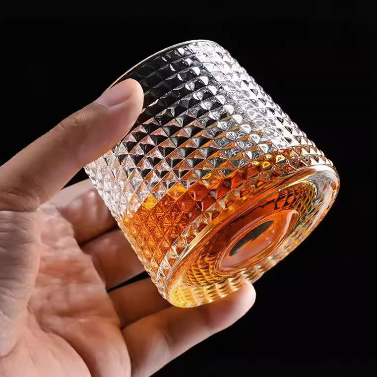 Spinning Cup, Whiskey Glass, Glass Beer Mug