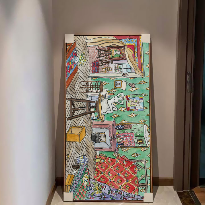 Matisse Fauvism style wall painting