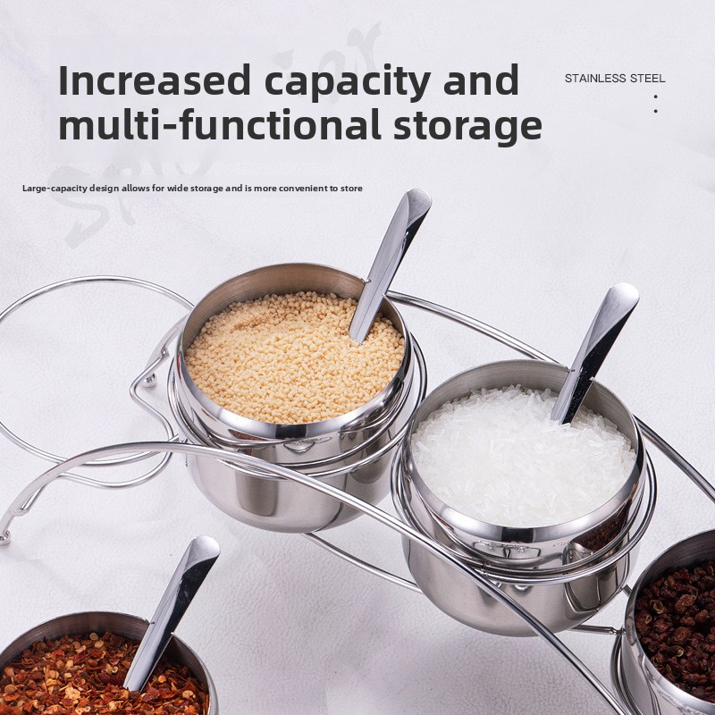 304 stainless steel condiment jar