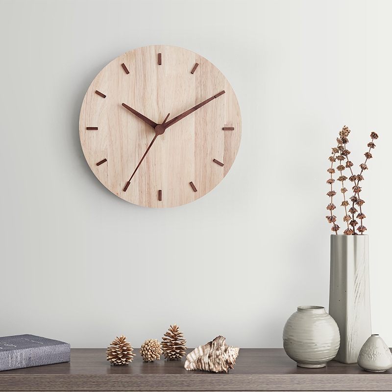 Personalized and Creative Wooden Silent Clock