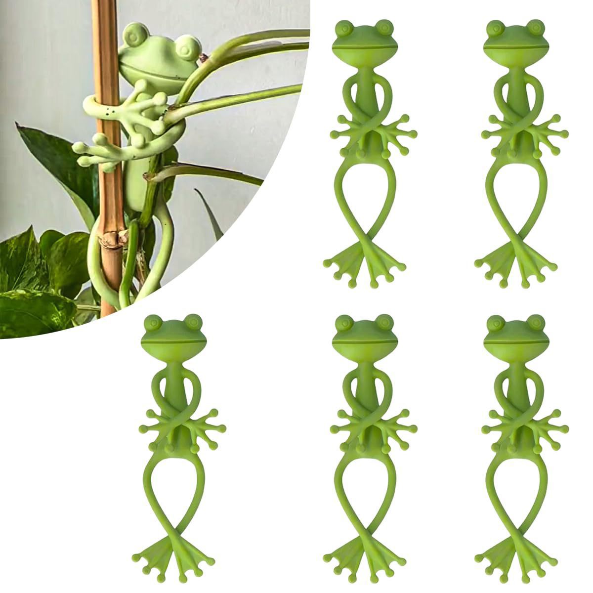 Green Animal Pet Frog Decorative Plant Stand