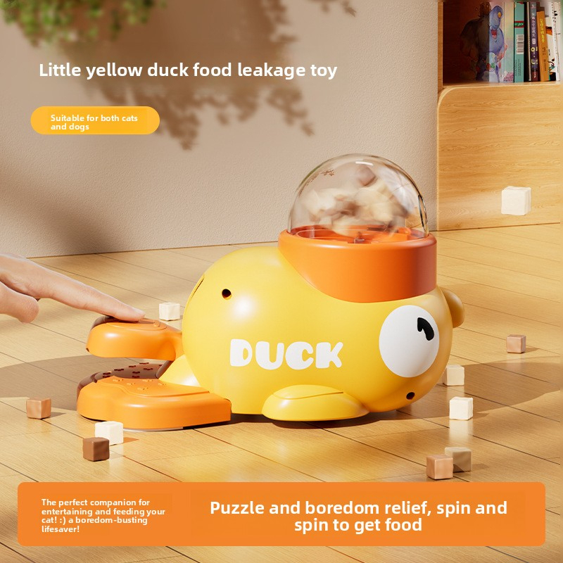Little Yellow Duck Interactive Training Pet Feeder