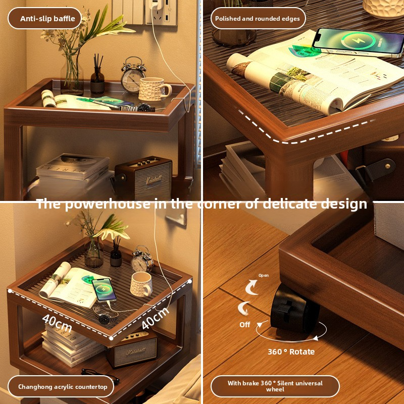 Simple and Creative Side Table Shelf