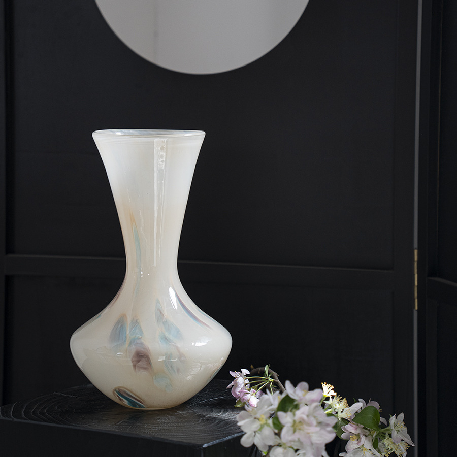 New Chinese-style flower arrangement artistic ornaments and retro flower vessels