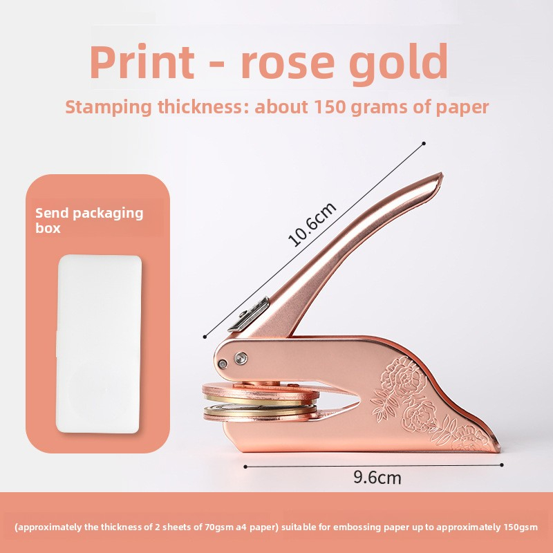 Custom Steel Stamp Advertising Embossing Book Embossing Machine