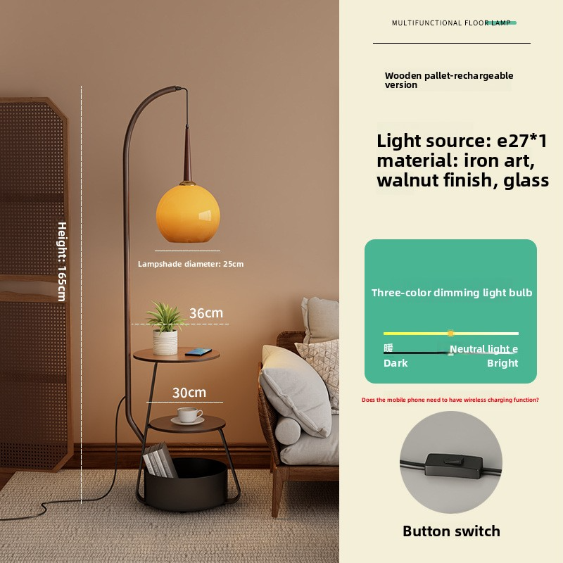 Mid-century style floor lamp