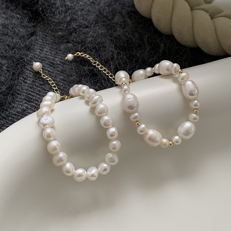 High-end temperament natural freshwater pearl bracelet