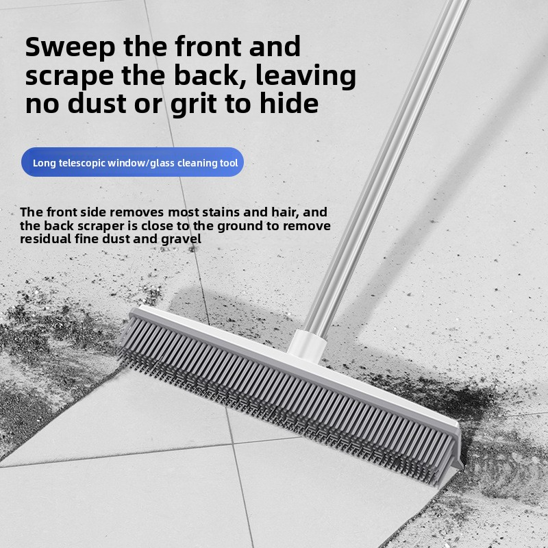 Stainless steel silicone cleaning brush