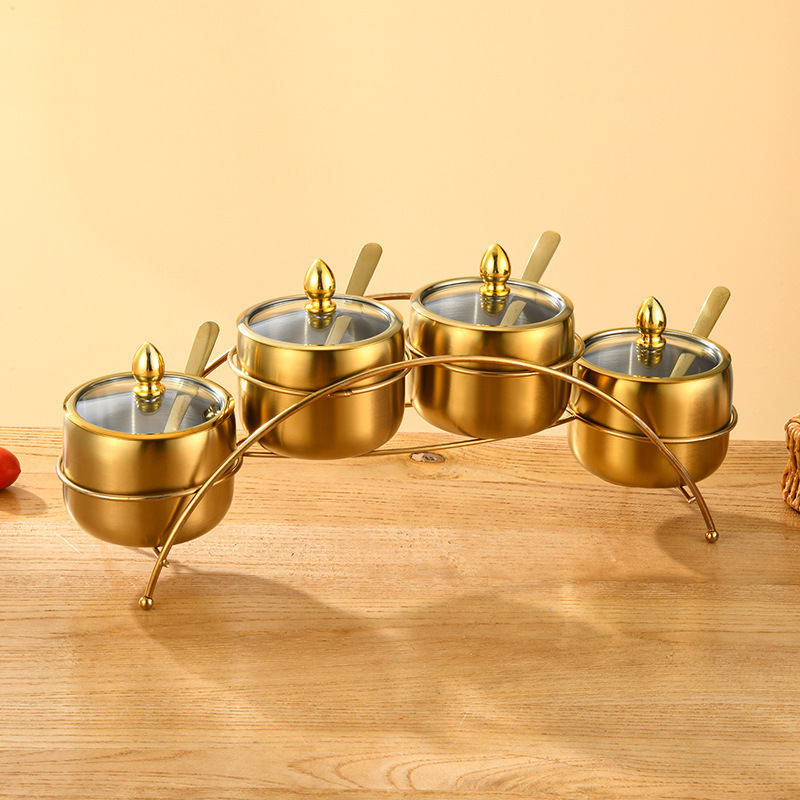 304 stainless steel condiment jar