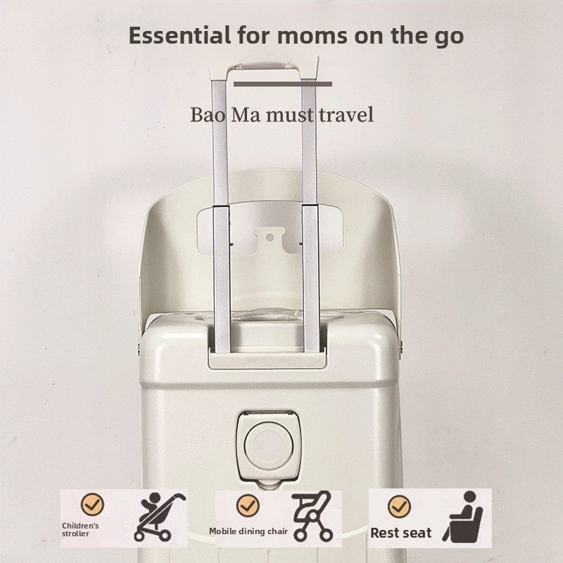 Check-in allowed baby trolley suitcase