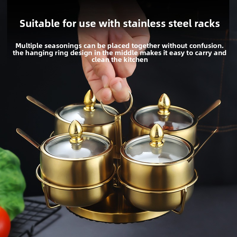 304 stainless steel condiment jar