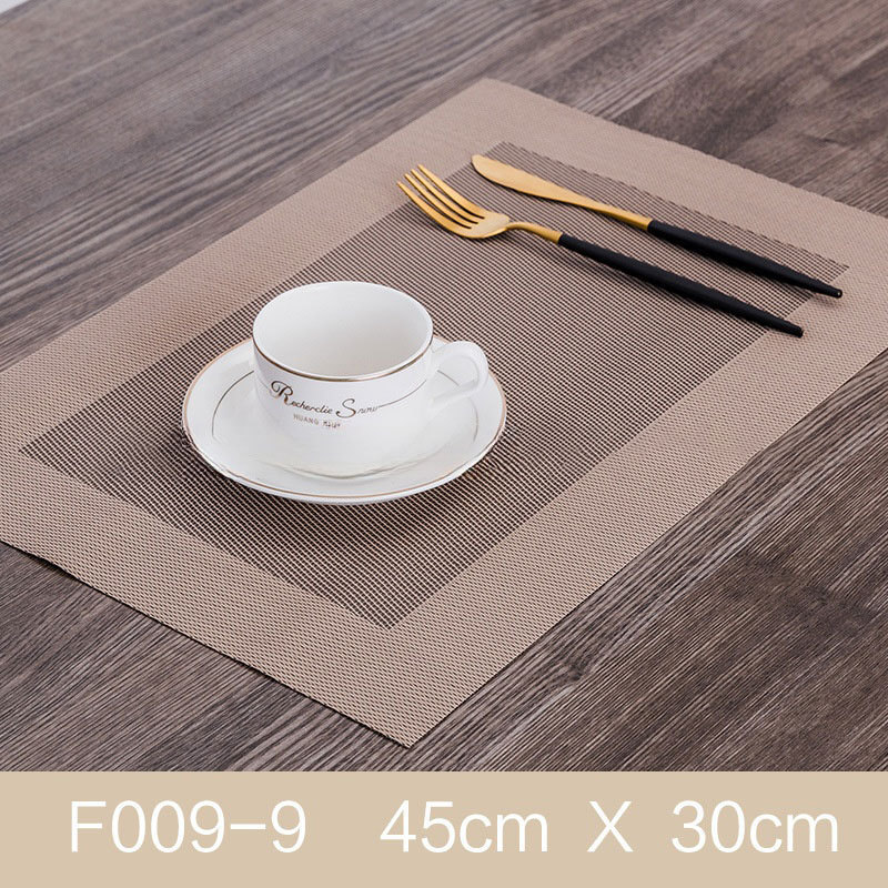 Placemat: waterproof, oil-proof and heat-insulating table mat