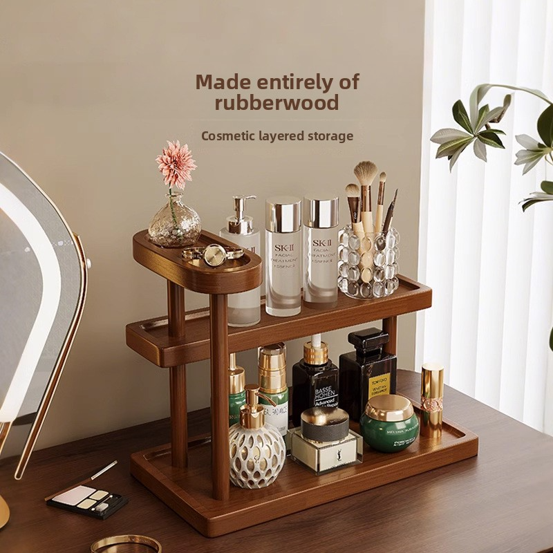 Solid wood desktop high-end sense shelf