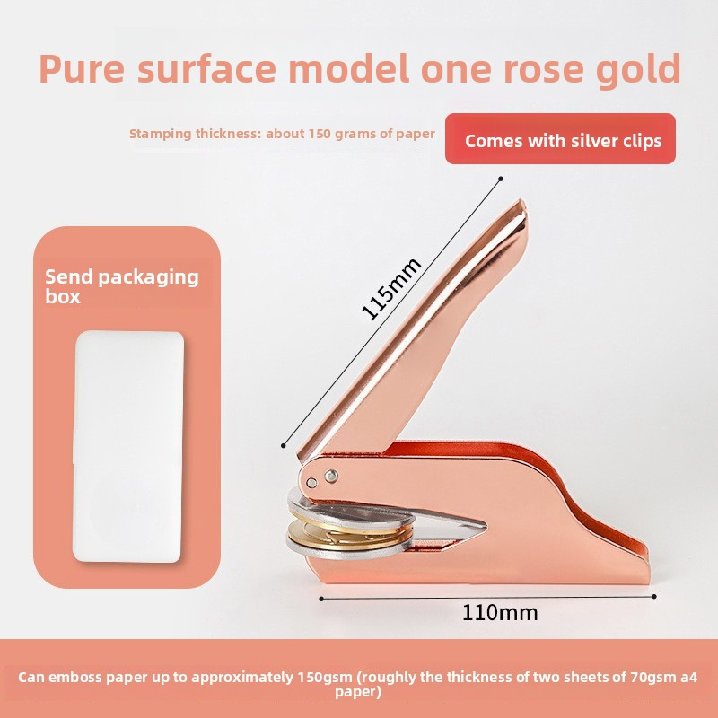 Custom Steel Stamp Advertising Embossing Book Embossing Machine