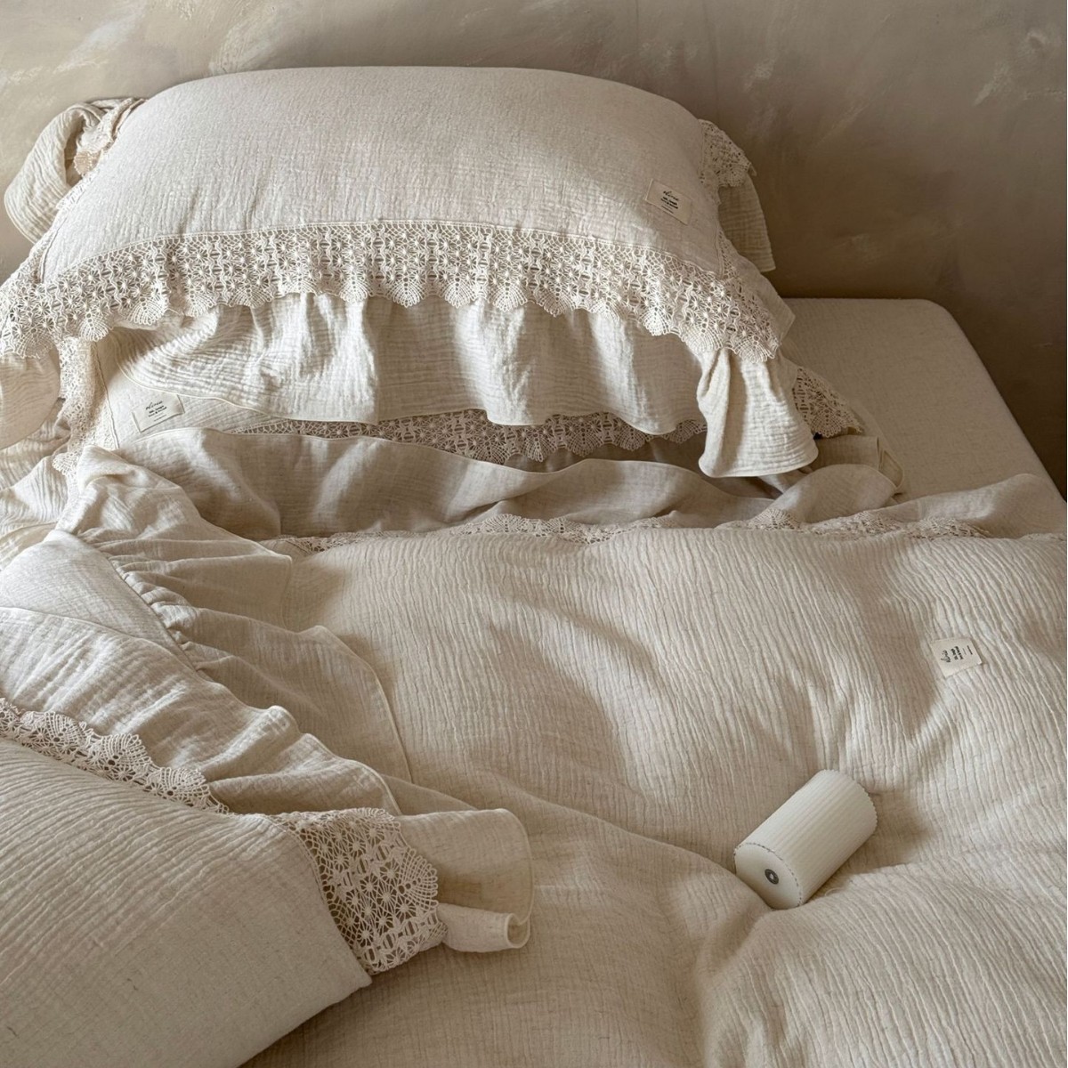 French retro lace bedding set