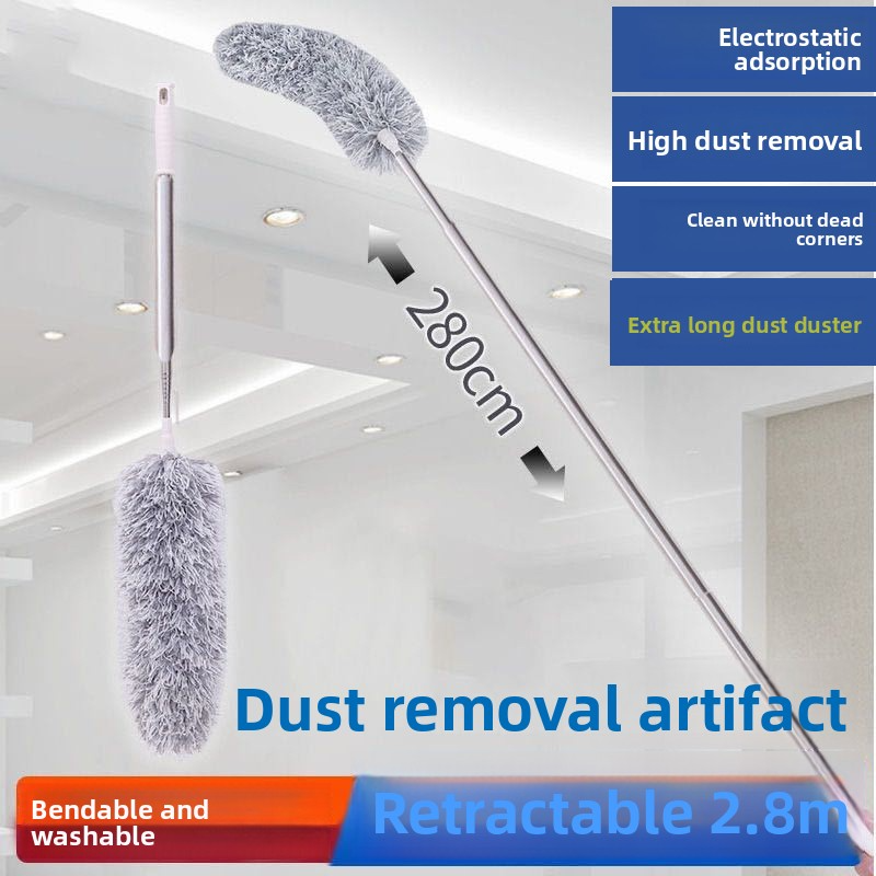 Retractable household duster