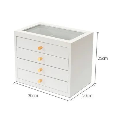 Vintage-style jewelry storage box