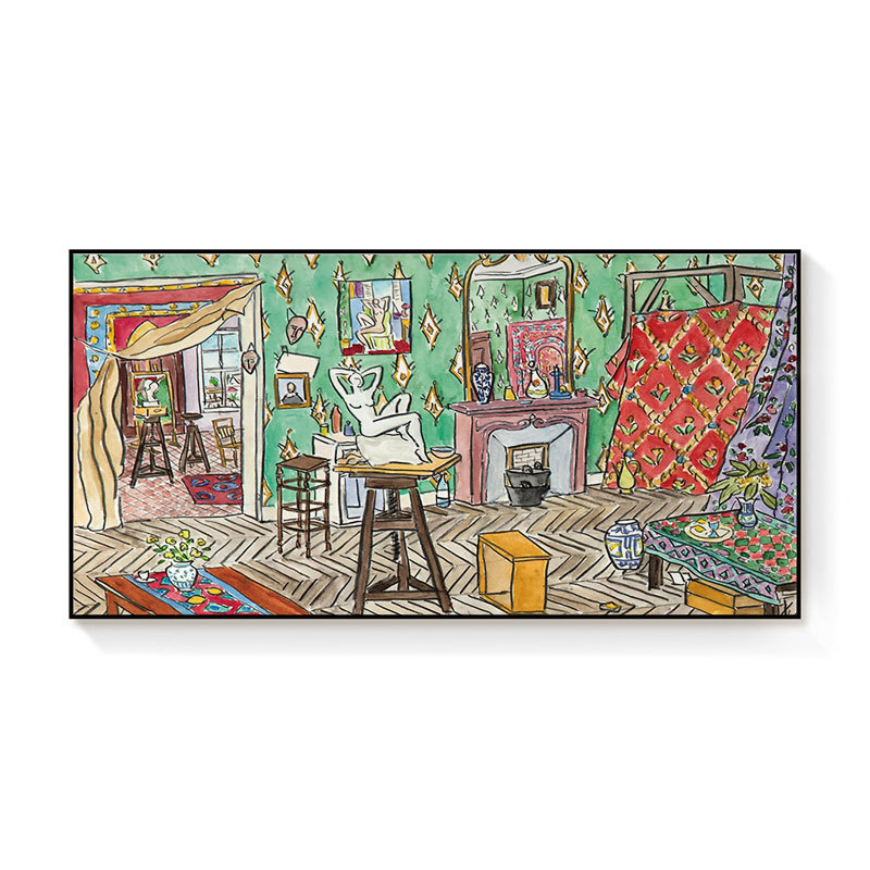Matisse Fauvism style wall painting