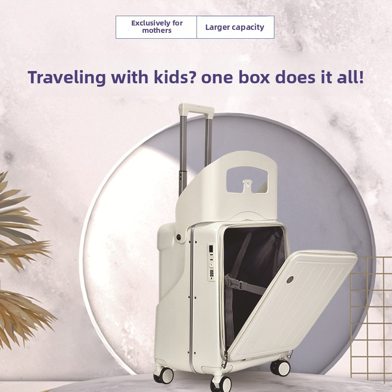 Check-in allowed baby trolley suitcase