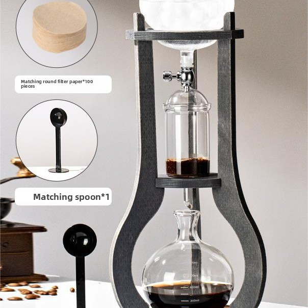 Wooden cold drip coffee maker cold brew pot