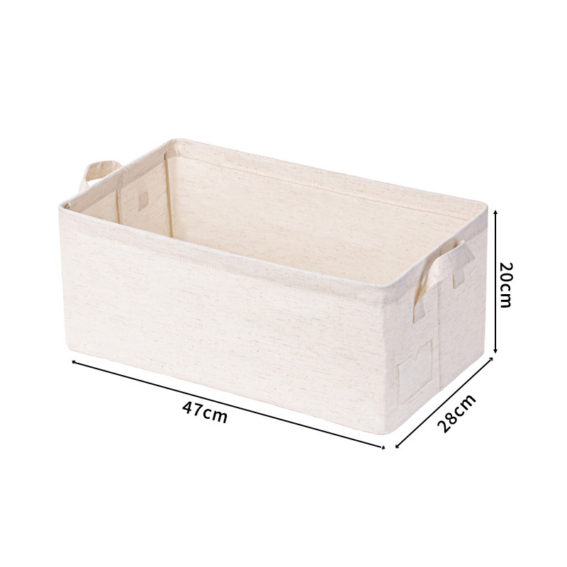 PP Board Tianshan Cotton and Linen Fabric Storage Box
