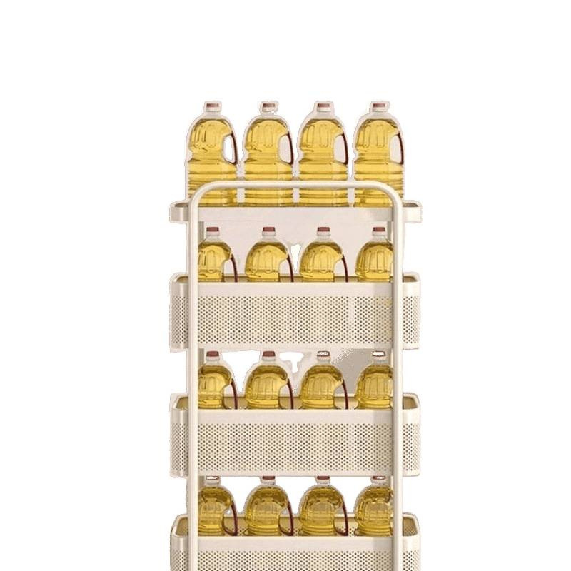 Multi-layer shelf, narrow gap cabinet, kitchen shelf