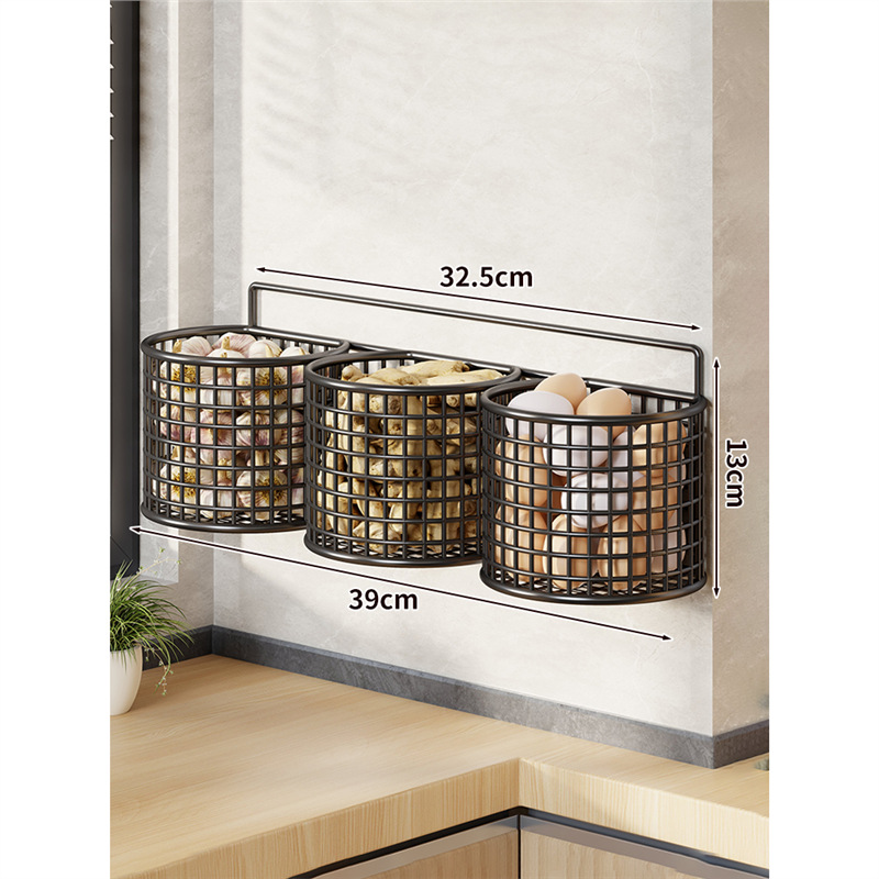 Garlic and Ginger Storage Box, Multi-functional Kitchen Rack