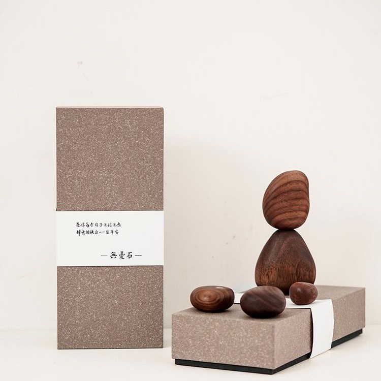 Balanced stone ornament