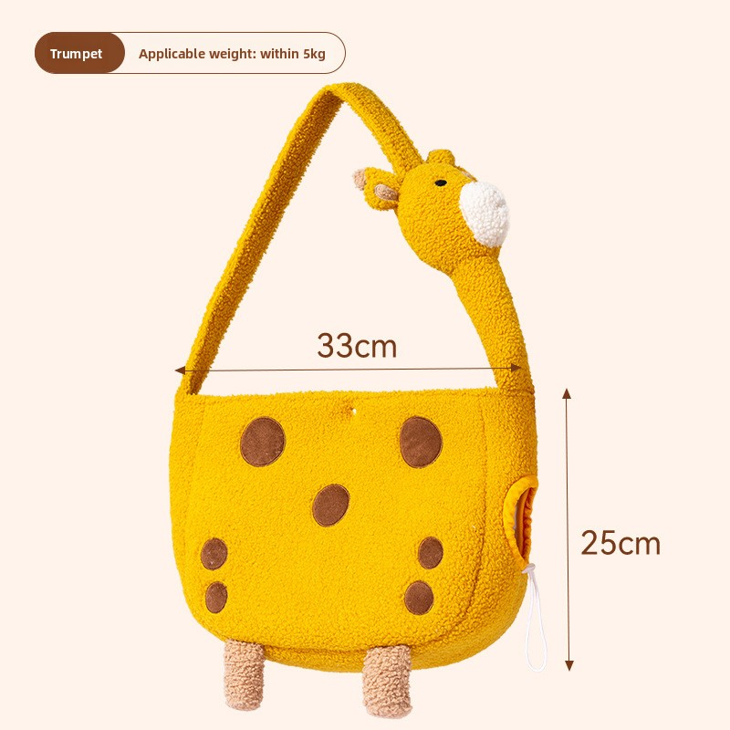 Cat Bag Dog Bag Portable Outing Bag Crossbody Bag Winter Warm