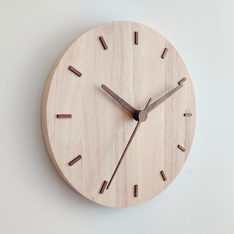 Personalized and Creative Wooden Silent Clock
