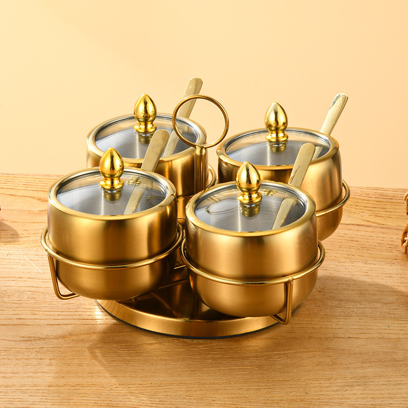 304 stainless steel condiment jar