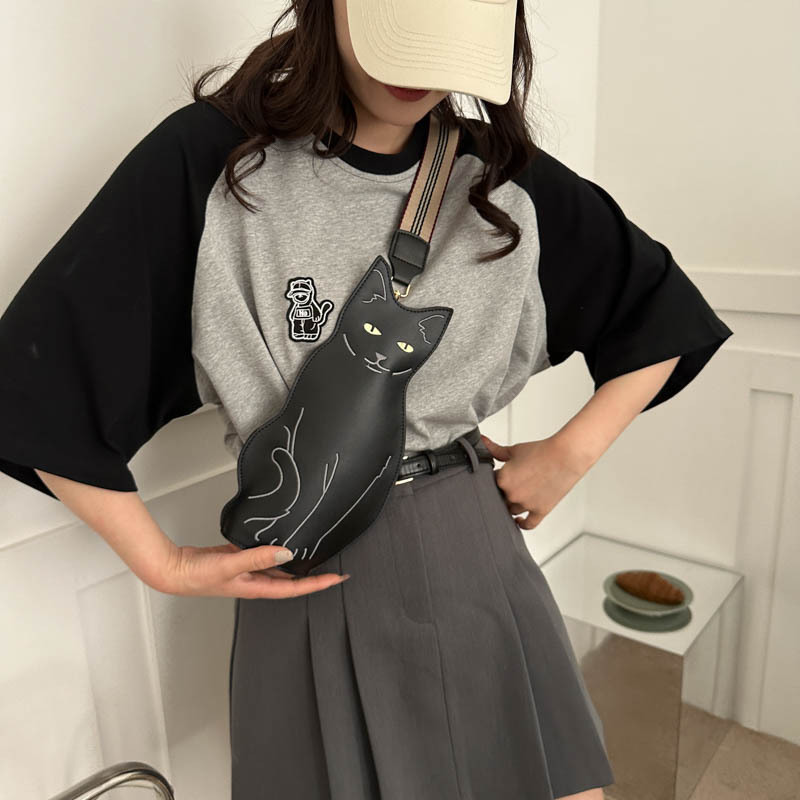 Cute Cat Lady's Chest Bag