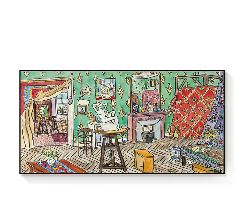 Matisse Fauvism style wall painting