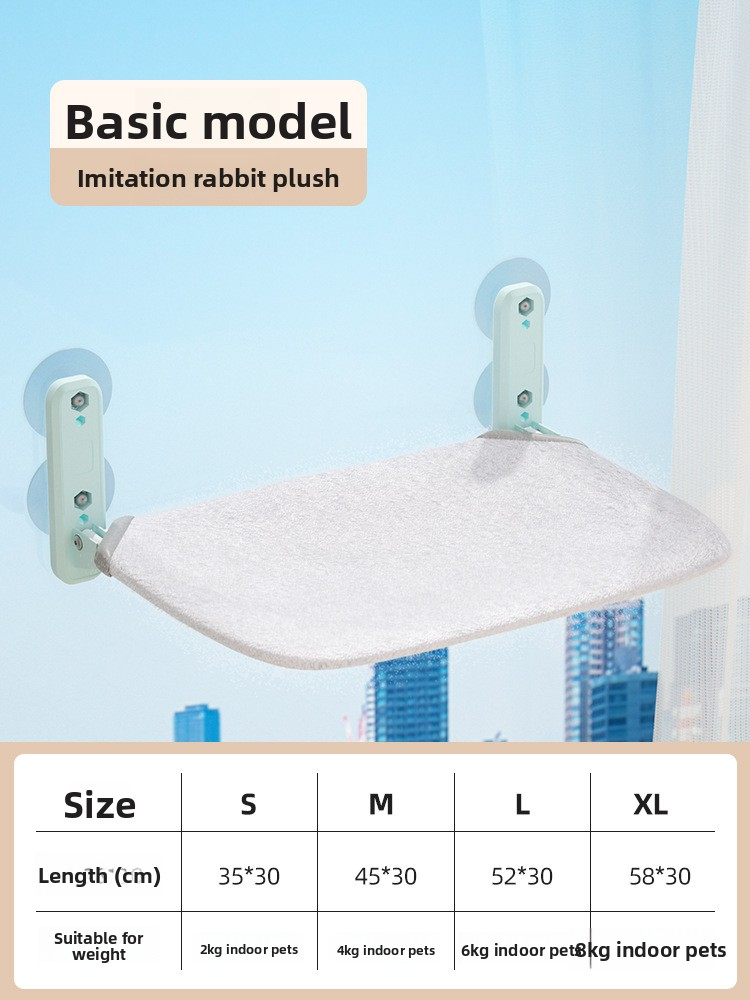 Suction cup foldable cat hammock cat climbing frame