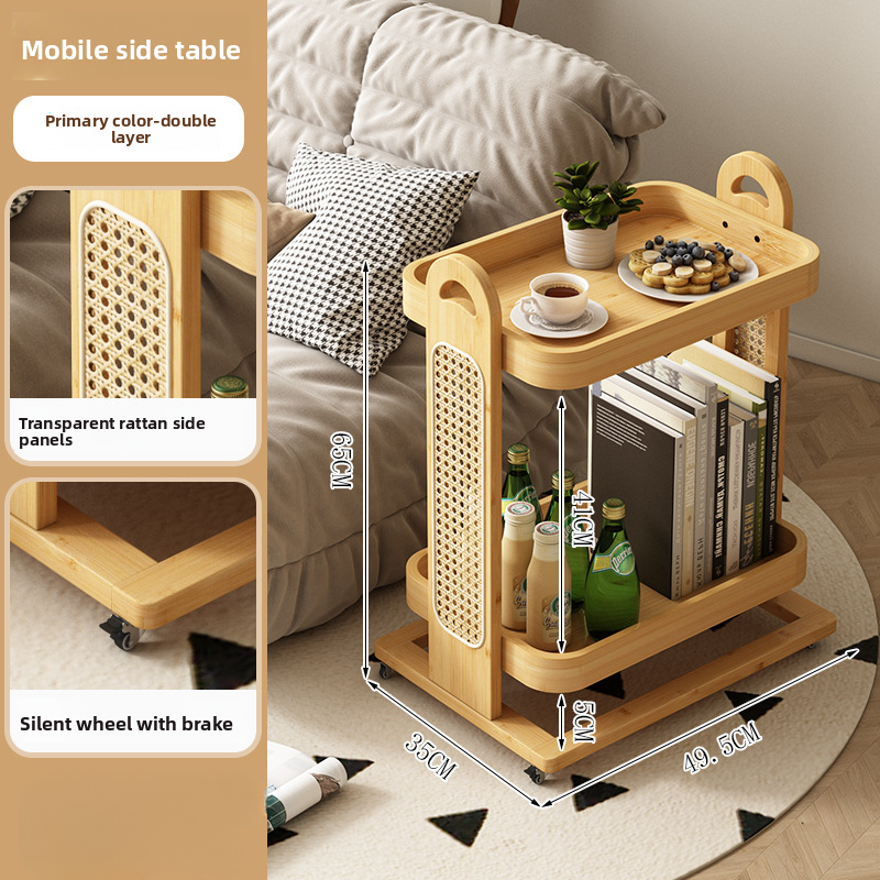 Movable and storable small coffee table