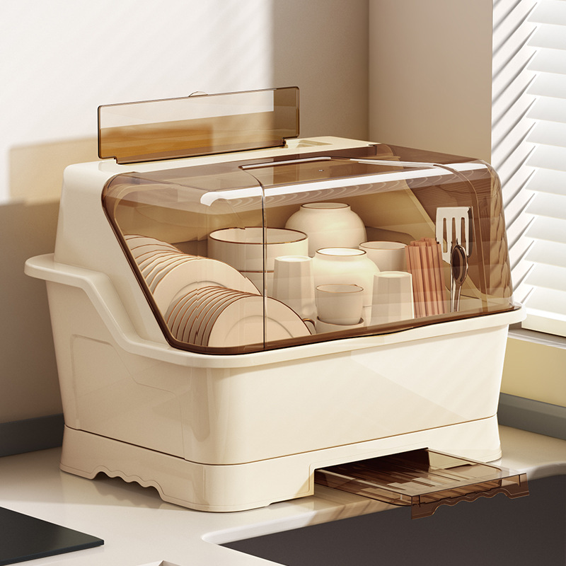 Large-capacity storage boxes for home kitchen cupboards