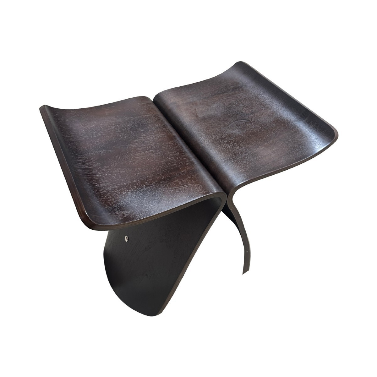 Solid wood simple butterfly stool