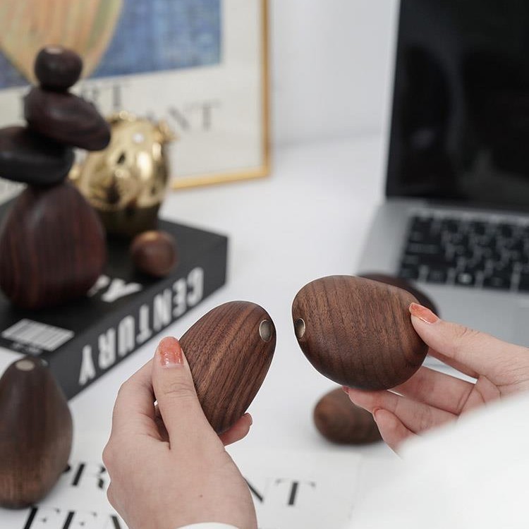 Balanced stone ornament