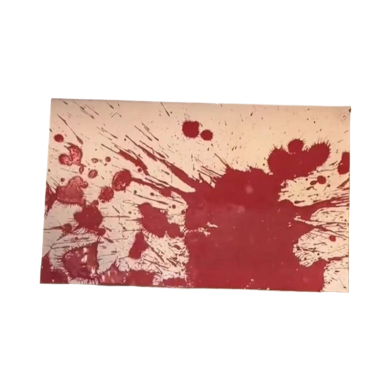 Halloween prank water-activated color-changing carpet