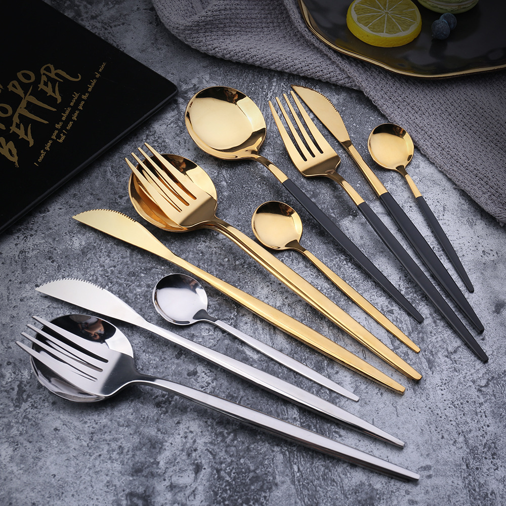 410 stainless steel cutlery (knives and forks)