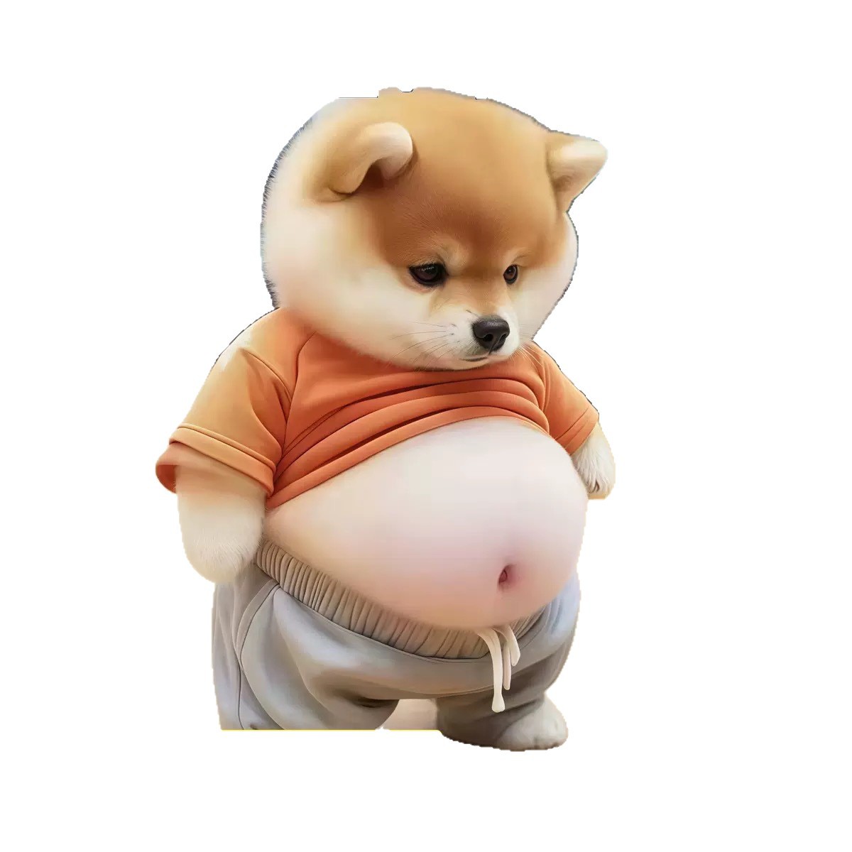 [Buy one, get three]Chubby Shiba Inu Squeeze Toy Stress Relief Car Sticker